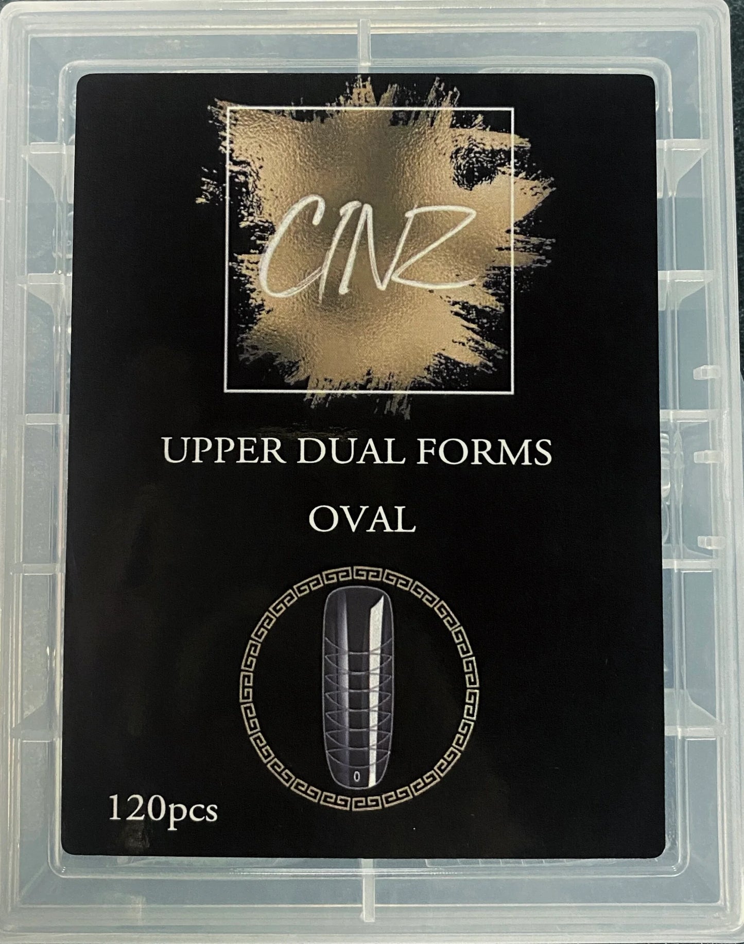 Upper dual forms oval
