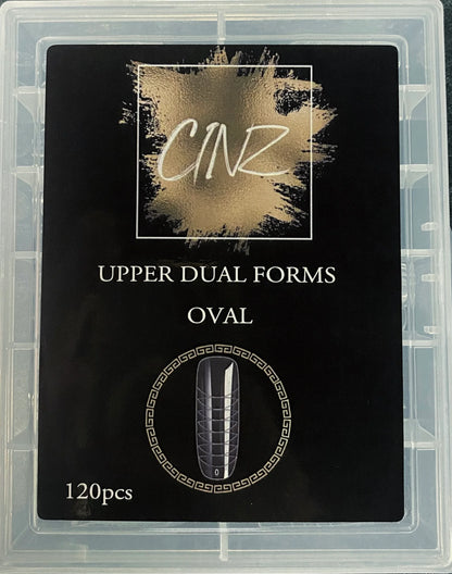 Upper dual forms oval