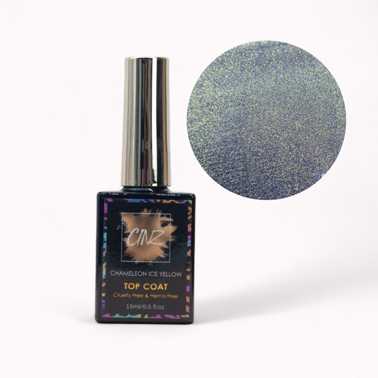 Top coat | Chameleon ice yellow