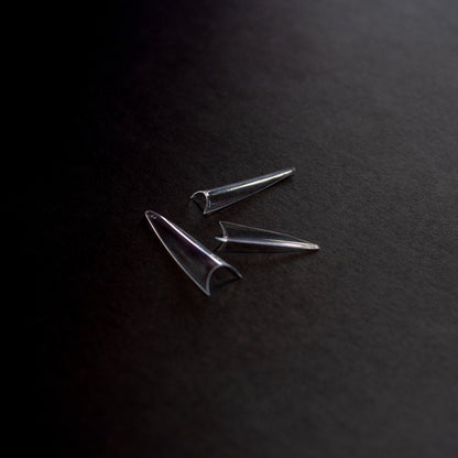 Extension tips stiletto clear