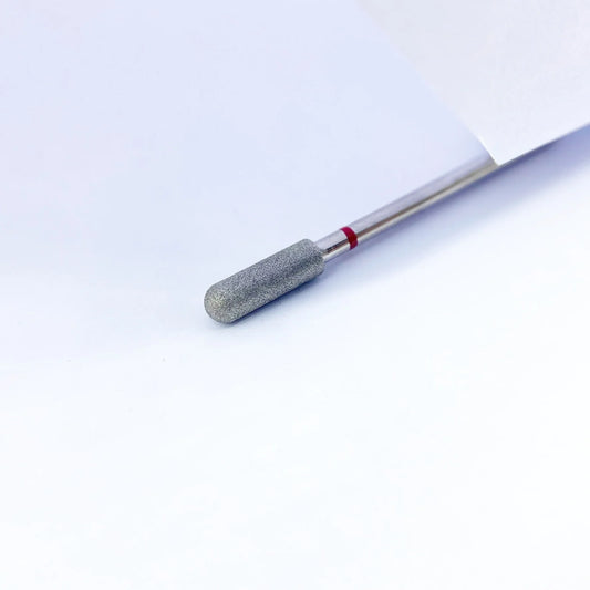 Diamond cylinder 4mm - Rood/fijn