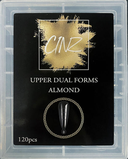 Upper dual forms almond