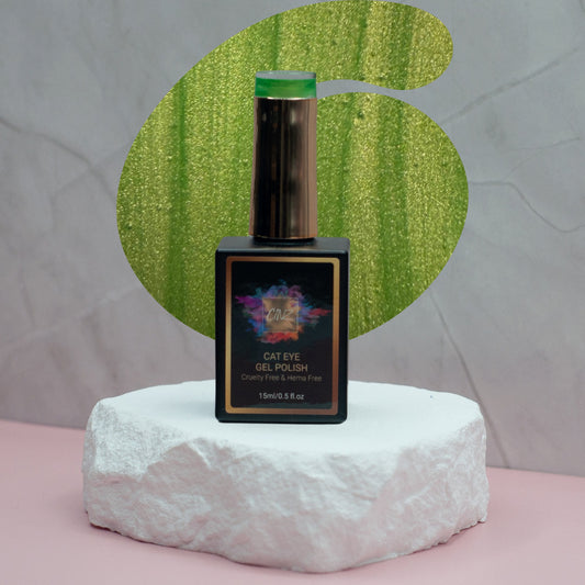Gelpolish Cat eye | Green Grape