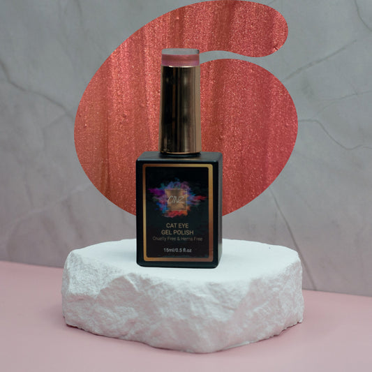 Gelpolish Cat eye | Red Grapefruit