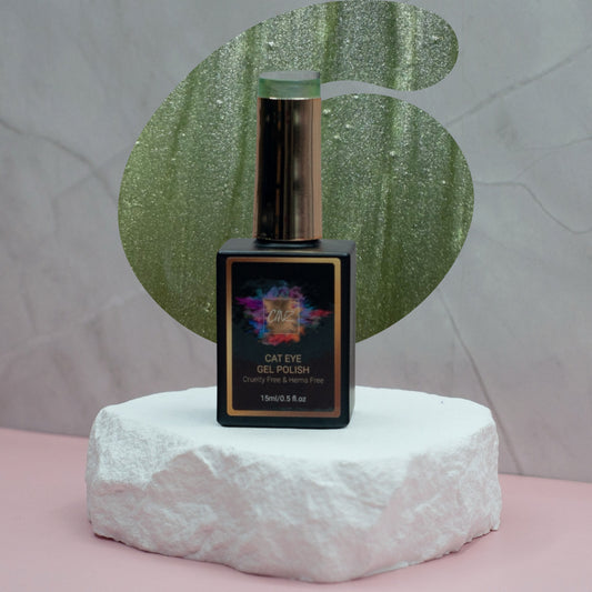 Gelpolish Cat eye | Green Apple